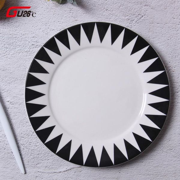 dishes & plates 8 inch nordic tableware black white geometry ceramic dinner plate dish porcelain dessert dinnerware cake
dishes & plates 8 inch nordic tableware black white geometry ceramic dinner plate dish porcelain dessert dinnerware cake