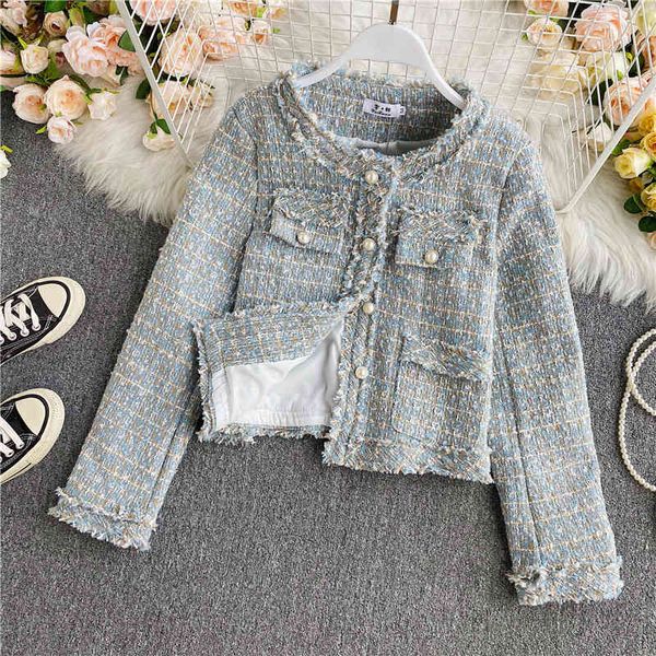 women's suits & blazers 2021 women's ol work clothes pink plaid coat tweed wool casual jacket warm tweed double pockets, White;black
women's suits & blazers 2021 women's ol work clothes pink plaid coat tweed wool casual jacket warm tweed double pockets, White;black