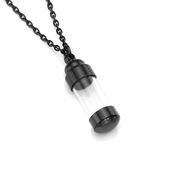 4 color cremation jewelry cylinder memorial necklace for pet/human ashes keepsake, stainless steel glass bottle urn pendant with fill kit, Silver
4 color cremation jewelry cylinder memorial necklace for pet/human ashes keepsake, stainless steel glass bottle urn pendant with fill kit, Silver
