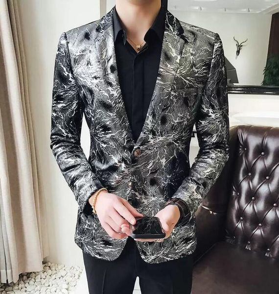 blazer men stylish blazer for mens designer suits jacket stage costumes wedding dress blazers, White;black
blazer men stylish blazer for mens designer suits jacket stage costumes wedding dress blazers, White;black