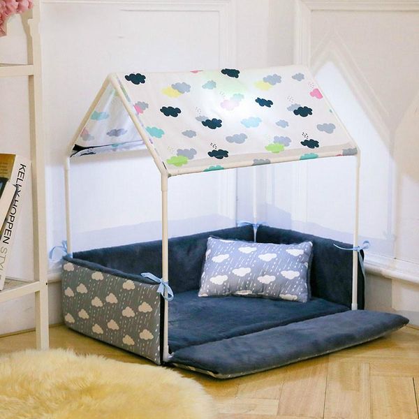 kennels & pens washable home shape dog bed + tent kennel pet removable cozy house for puppy dogs cat small animals products
kennels & pens washable home shape dog bed + tent kennel pet removable cozy house for puppy dogs cat small animals products