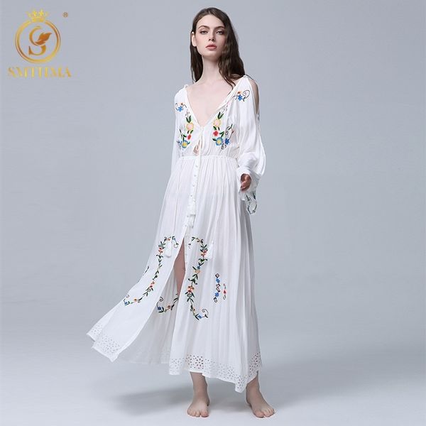 arrival floral embroidery white bohemian dress female colorful three-dimensional long dresses vestidos 210520, Black;gray
arrival floral embroidery white bohemian dress female colorful three-dimensional long dresses vestidos 210520, Black;gray
