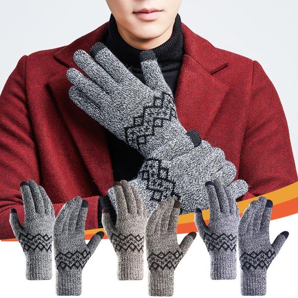five fingers gloves winter warm thick touch screen women' cashmere wool knitted solid mittens for mobile phone tablet pad, Blue;gray
five fingers gloves winter warm thick touch screen women' cashmere wool knitted solid mittens for mobile phone tablet pad, Blue;gray