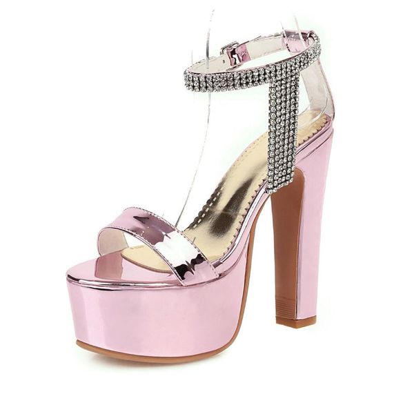 european and american style sandals super high rhinestone thick heel ladies shoes ins net red wind waterproof platform, Black
european and american style sandals super high rhinestone thick heel ladies shoes ins net red wind waterproof platform, Black