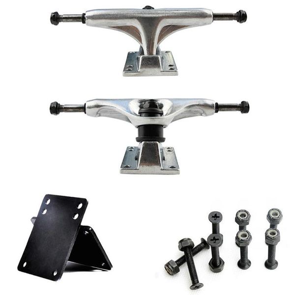 -1 pair 5 inch aluminium universal longboard skateboard parts kickstand bridge truck bracket skateboarding
-1 pair 5 inch aluminium universal longboard skateboard parts kickstand bridge truck bracket skateboarding