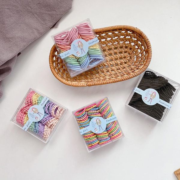 hair accessories 100 pcs korean cute candy color boxed small children's finger band rubber high elasticity girls rope, Slivery;white
hair accessories 100 pcs korean cute candy color boxed small children's finger band rubber high elasticity girls rope, Slivery;white