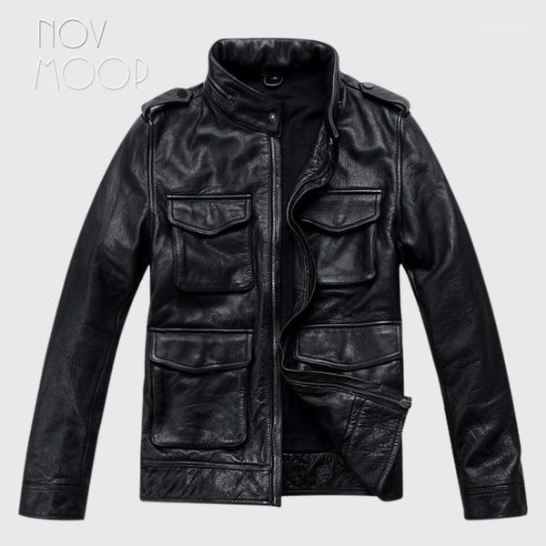 men's leather & faux genuine jacket coat in black men cow motorcycle jackets chaqueta moto hombre veste cuir homme cappotto lt1194
men's leather & faux genuine jacket coat in black men cow motorcycle jackets chaqueta moto hombre veste cuir homme cappotto lt1194