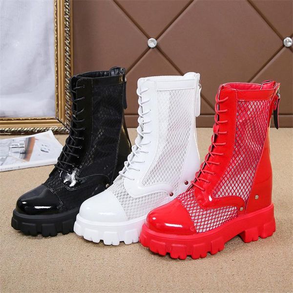 boots ankle women's patent leather hidden wedges platform summer female sandals round toe oxfords pumps, Black
boots ankle women's patent leather hidden wedges platform summer female sandals round toe oxfords pumps, Black