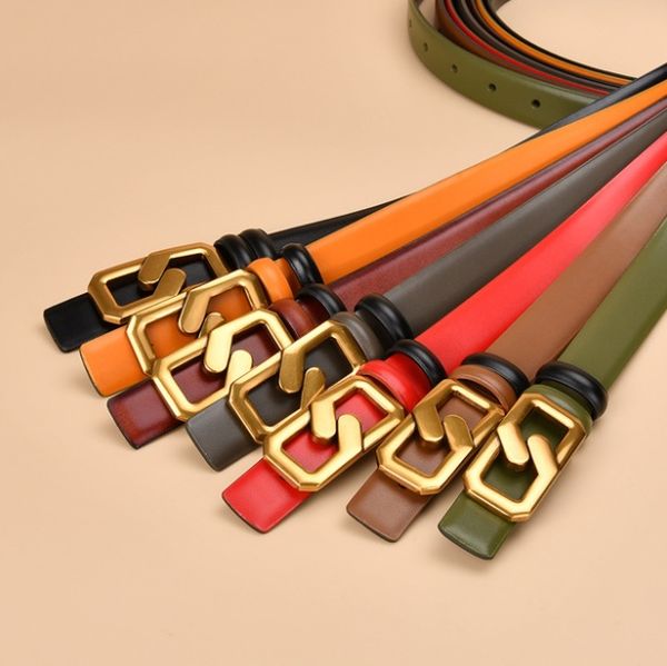 women belt fashion leather metal buckle belts for ladies leisure dress jeans wild waistband, Black;brown
women belt fashion leather metal buckle belts for ladies leisure dress jeans wild waistband, Black;brown