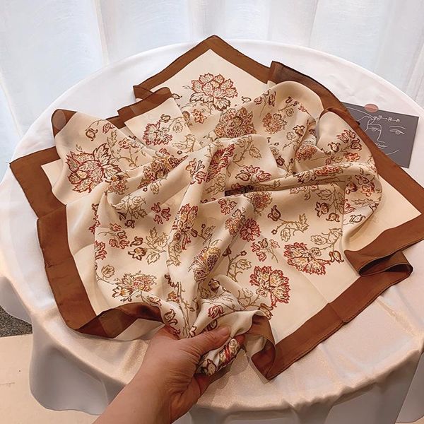 scarves 2021 spring square scarf for women design print silk hair foulard female office neckerchief lady bandana luxury, Blue;gray
scarves 2021 spring square scarf for women design print silk hair foulard female office neckerchief lady bandana luxury, Blue;gray