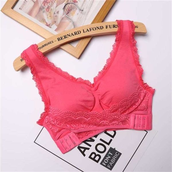 giyu bra trend fashion women underwear lingerie lace solid color cross side buckle wireless push up breathable sleep 211110, Red;black
giyu bra trend fashion women underwear lingerie lace solid color cross side buckle wireless push up breathable sleep 211110, Red;black