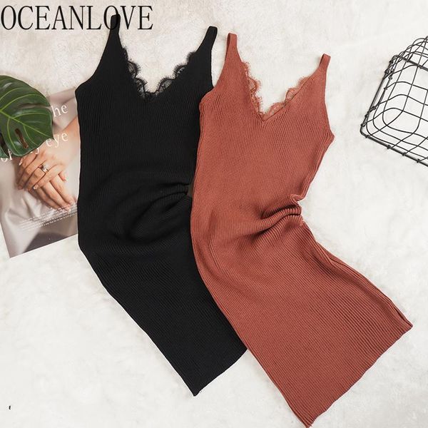 casual dresses oceanlove 2021 knitted vestidos solid v enck lace patchwork bodycon stretch autumn slim dress women clothes 18086, Black;gray
casual dresses oceanlove 2021 knitted vestidos solid v enck lace patchwork bodycon stretch autumn slim dress women clothes 18086, Black;gray