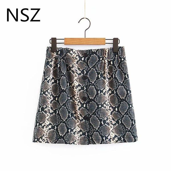 skirts women animal print snake skin mini skirt elastic waist with pocket female casual high faldas mujer, Black
skirts women animal print snake skin mini skirt elastic waist with pocket female casual high faldas mujer, Black