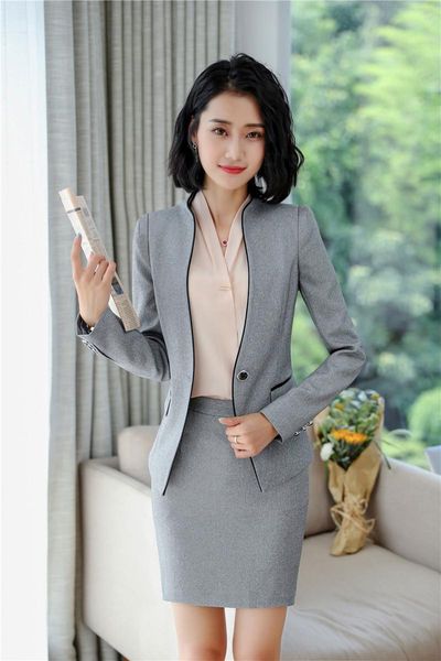 work dresses plus size 5xl formal women business suits with skirt and ol styles professional office wear blazers novelty grey, White;black
work dresses plus size 5xl formal women business suits with skirt and ol styles professional office wear blazers novelty grey, White;black