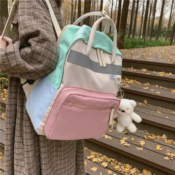 fashion waterproof backpacks women black sweet kawaii students bag cute preppy schoolbag nylon trendy trave mini backpack
fashion waterproof backpacks women black sweet kawaii students bag cute preppy schoolbag nylon trendy trave mini backpack