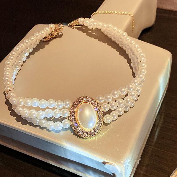 pendant necklaces elegant baroque three strands collar planet choker pearl necklace for women girls wedding vintage gifts party jewelry, Silver
pendant necklaces elegant baroque three strands collar planet choker pearl necklace for women girls wedding vintage gifts party jewelry, Silver