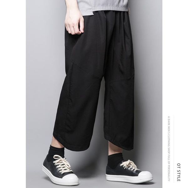 summer art simple original design straight curvy harun low-grade pants men nine-point loose casual men's, Black
summer art simple original design straight curvy harun low-grade pants men nine-point loose casual men's, Black