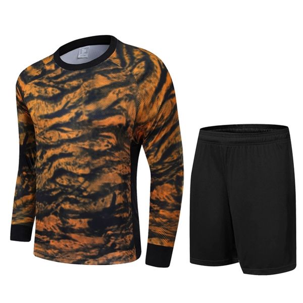 2020 summer new long sleeve football suit men's and women's children's gatekeeper's clothes leopard camouflage goalkeepe, Gray
2020 summer new long sleeve football suit men's and women's children's gatekeeper's clothes leopard camouflage goalkeepe, Gray