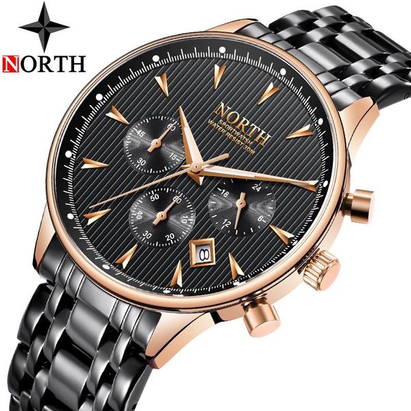 wristwatches north watch men fashion chronograph quartz business watches casual sport clock male relogio masculino, Slivery;brown
wristwatches north watch men fashion chronograph quartz business watches casual sport clock male relogio masculino, Slivery;brown
