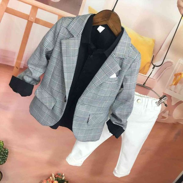 childrens blazer coat suit spring and autumn korean boy casual jacket handsome kids plaid, Black
childrens blazer coat suit spring and autumn korean boy casual jacket handsome kids plaid, Black
