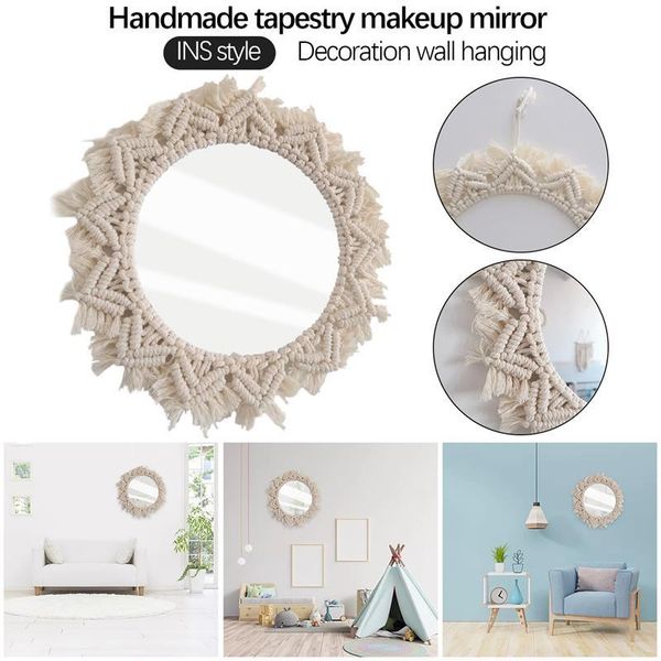 mirrors macrame mirror handmade tapestry makeup compact bohemia decoration home bedroom decorative wall
mirrors macrame mirror handmade tapestry makeup compact bohemia decoration home bedroom decorative wall