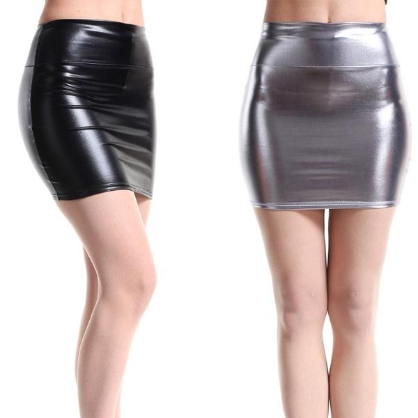 skirts womens glitter liquid metallic wetlook faux leather bodycon mini skirt high waist solid color package hip clubwear, Black
skirts womens glitter liquid metallic wetlook faux leather bodycon mini skirt high waist solid color package hip clubwear, Black