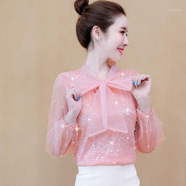 women's spring summer style chiffon blouse shirt mesh solid color bow v-neck elegant casual temperament dd8382 blouses & shirts, White
women's spring summer style chiffon blouse shirt mesh solid color bow v-neck elegant casual temperament dd8382 blouses & shirts, White