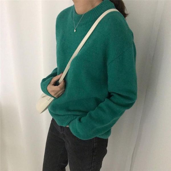 women's sweaters syj 2021 autumn winter women pullovers warm minimalist knitting elegant ladies loose solid sw7008, White;black
women's sweaters syj 2021 autumn winter women pullovers warm minimalist knitting elegant ladies loose solid sw7008, White;black