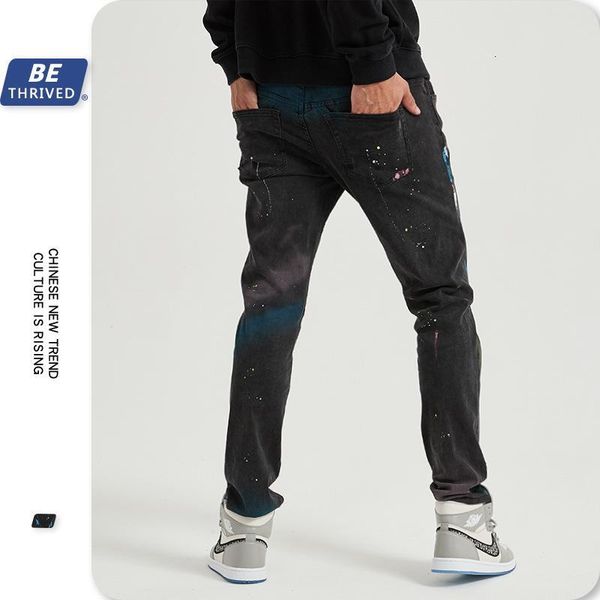 men's jeans men's broken hole embroidered pencil jeans slim men trousers casual thin denim pants classic cowboys young man joggin, Blue
men's jeans men's broken hole embroidered pencil jeans slim men trousers casual thin denim pants classic cowboys young man joggin, Blue