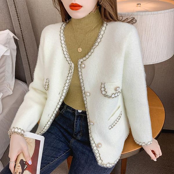 women's jackets runway fall winter french retro imitation mink velvet thickening jacket small fragrant short fashion ladies coat, Black;brown
women's jackets runway fall winter french retro imitation mink velvet thickening jacket small fragrant short fashion ladies coat, Black;brown