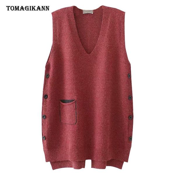 women's vests 4xl v neck women knitted solid side buttons pocket loose sweater waistcoat autumn casual plus size pullovers, Black;white
women's vests 4xl v neck women knitted solid side buttons pocket loose sweater waistcoat autumn casual plus size pullovers, Black;white