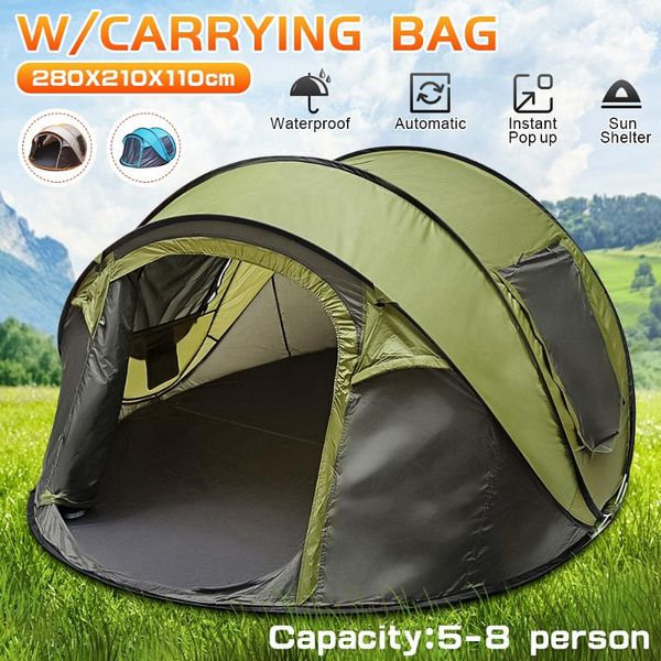 5-8 people fully automatic camping tent windproof waterproof -up family outdoor instant setup 4 season tents and shelters
5-8 people fully automatic camping tent windproof waterproof -up family outdoor instant setup 4 season tents and shelters