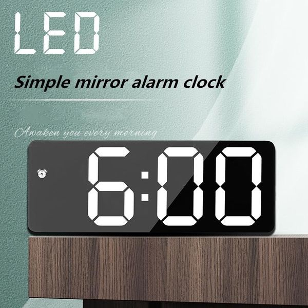 other clocks & accessories creative and simple mirror led digital electronic clock multi-function makeup plug-in dual-use alarm
other clocks & accessories creative and simple mirror led digital electronic clock multi-function makeup plug-in dual-use alarm