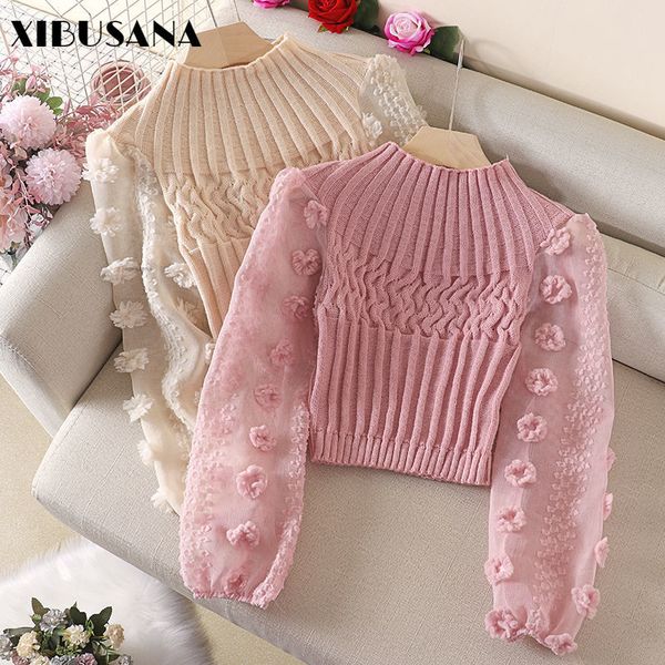 women knitted short shirts patchwork mesh elegant spring autumn female long sleeve casual knitting pullover 210423, White;black
women knitted short shirts patchwork mesh elegant spring autumn female long sleeve casual knitting pullover 210423, White;black