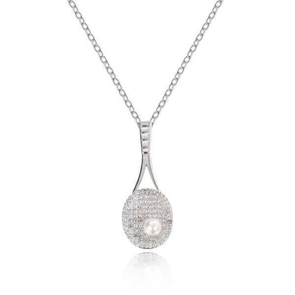 couple necklace women tennis racket shape pendant inlaid with cubic zirconia sweet surprise birthday gift for friends necklaces, Silver
couple necklace women tennis racket shape pendant inlaid with cubic zirconia sweet surprise birthday gift for friends necklaces, Silver