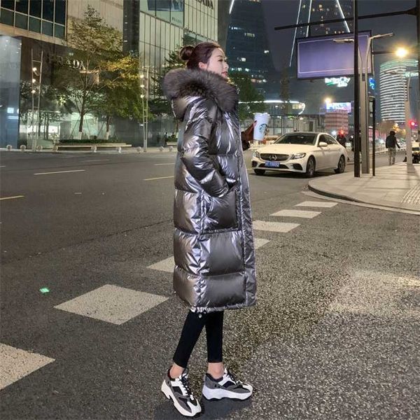 winter fashion big fur collar bright face down padded jacket women mid-length over-the-knee thick coat jackets 211216, Black
winter fashion big fur collar bright face down padded jacket women mid-length over-the-knee thick coat jackets 211216, Black