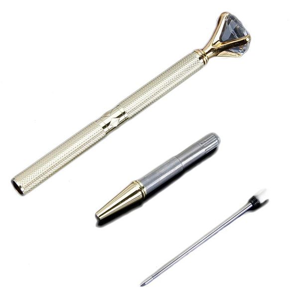 ballpoint pens the latest version of da carat diamond crystal pen gem wedding office supplies metal ring ball dhl xhn2, Blue;orange
ballpoint pens the latest version of da carat diamond crystal pen gem wedding office supplies metal ring ball dhl xhn2, Blue;orange