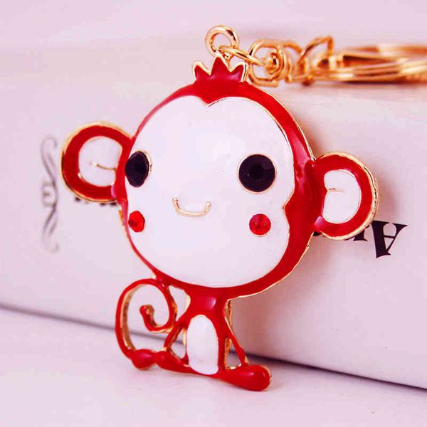 chinese style key chain creative cute cartoon monkey car keychain animal metal pendant women's bag accessories small gift
chinese style key chain creative cute cartoon monkey car keychain animal metal pendant women's bag accessories small gift