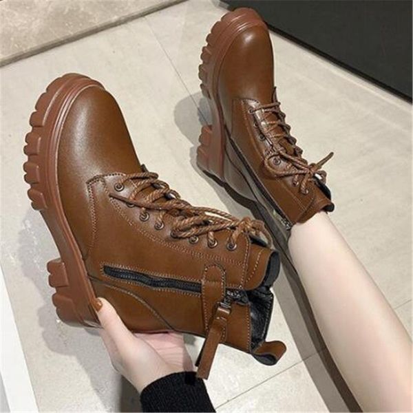 boots women high heel booties side zip platform wedges shoes lady autumn winter short plush warm 10cm increased internal sneaker, Black
boots women high heel booties side zip platform wedges shoes lady autumn winter short plush warm 10cm increased internal sneaker, Black