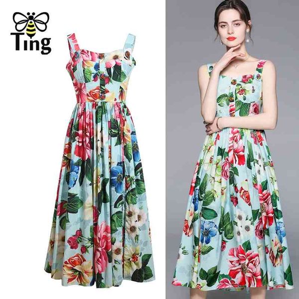 designer fashion flower button decor floral midi long summer dress a line party dinner dresses vestidos robes 210513, Black;gray
designer fashion flower button decor floral midi long summer dress a line party dinner dresses vestidos robes 210513, Black;gray