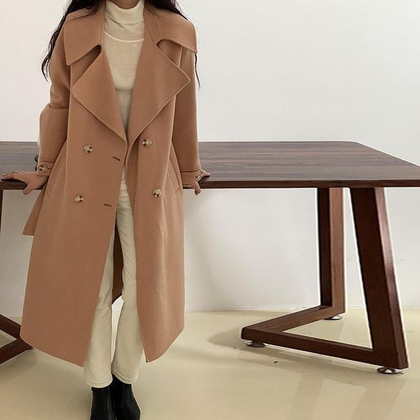 women's wool & blends winter women woolen coat fashion casual double-breasted long elegant female jacket feminino black plus size 5xl
women's wool & blends winter women woolen coat fashion casual double-breasted long elegant female jacket feminino black plus size 5xl