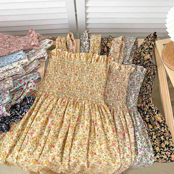 summer sweet and versatile floral ears folds and thin sling mid-length dress women 210507, Black;gray
summer sweet and versatile floral ears folds and thin sling mid-length dress women 210507, Black;gray