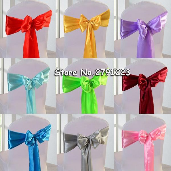 100pcs/lot satin chair sash bow 6" x 108" for banquet wedding party ties butterfly craft cover decoration sashes
100pcs/lot satin chair sash bow 6" x 108" for banquet wedding party ties butterfly craft cover decoration sashes