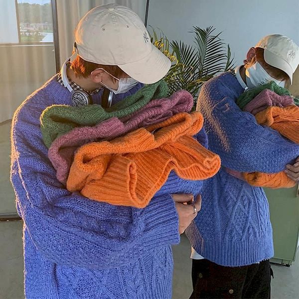 men's sweaters y2k men's autumn and winter pullover, korean solid color warm sweater, japanese round neck couple knitted sweater, White;black
men's sweaters y2k men's autumn and winter pullover, korean solid color warm sweater, japanese round neck couple knitted sweater, White;black
