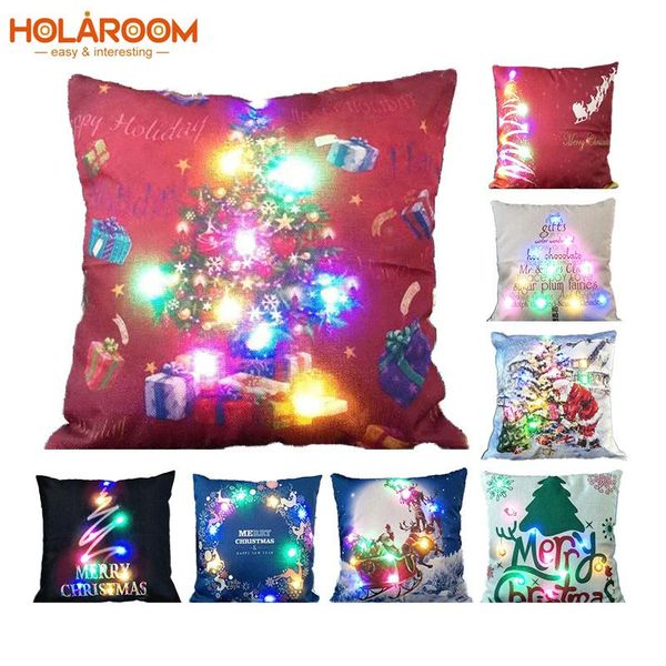 light cushion cover led christmas cotton linen xmas tree covers home decor pillows case sofa car decorative pillowcase cushion/decorative pi
light cushion cover led christmas cotton linen xmas tree covers home decor pillows case sofa car decorative pillowcase cushion/decorative pi