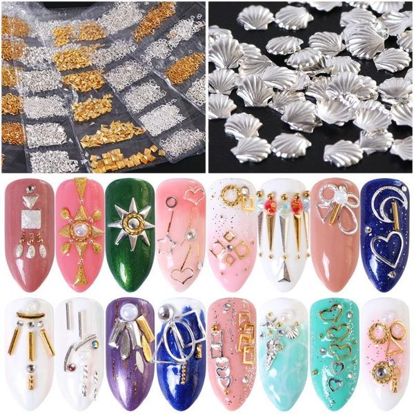 mixed metal nail decoration set seashell star circle black gold silver hollow frosted tips studs rivet diy 3d accessories sa6881, Silver;gold
mixed metal nail decoration set seashell star circle black gold silver hollow frosted tips studs rivet diy 3d accessories sa6881, Silver;gold