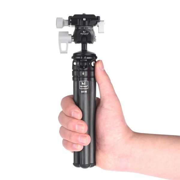 marsace mt-02 carbon fiber portable folding with ball head mini tripod for mobile phones, mirrorless cameras and slr tripods
marsace mt-02 carbon fiber portable folding with ball head mini tripod for mobile phones, mirrorless cameras and slr tripods