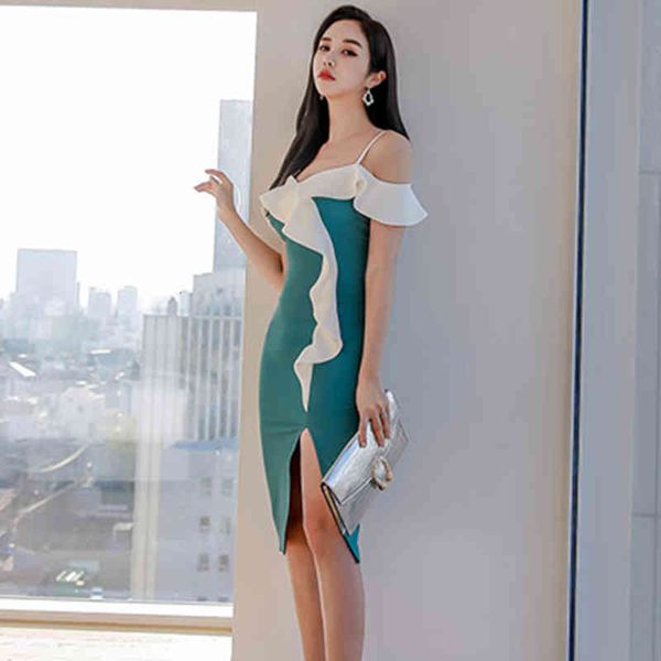 dresses split women's summer office lady sheath pencil bodycon es ruffles sleeveless strap vestidos 2021, Black;gray
dresses split women's summer office lady sheath pencil bodycon es ruffles sleeveless strap vestidos 2021, Black;gray