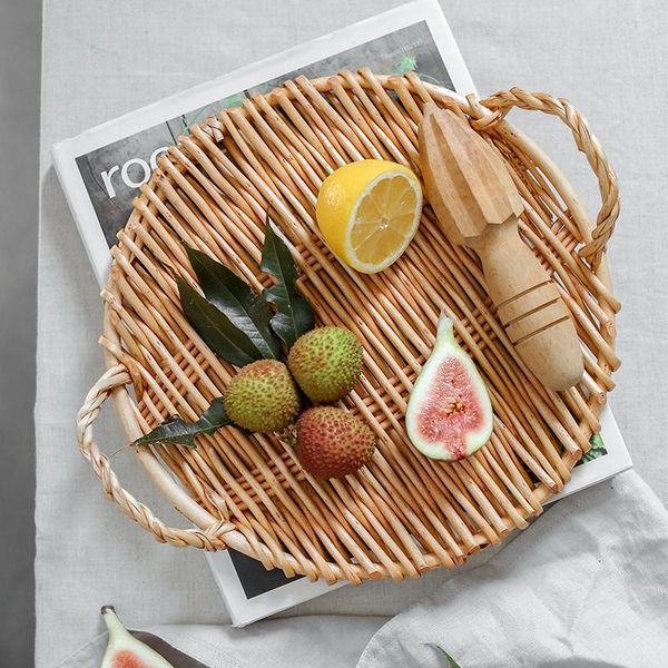creative design wicker rattan storage trays multifunctional binaural fruits plate eco natural dessterts/bread kitchen & organization
creative design wicker rattan storage trays multifunctional binaural fruits plate eco natural dessterts/bread kitchen & organization