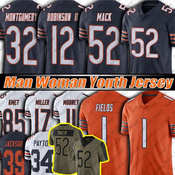 bear 1 justin fields 52 khalil mack walter payton jersey eddie jackson roquan smith allen robinson football jerseys akiem hicks brian urlach, Black;red
bear 1 justin fields 52 khalil mack walter payton jersey eddie jackson roquan smith allen robinson football jerseys akiem hicks brian urlach, Black;red